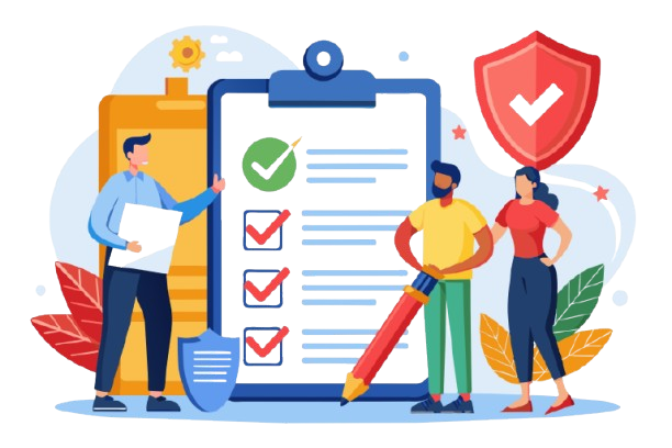 Cybersecurity Checklist Illustration